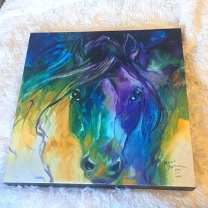 Marcia Baldwin Blue Roan painting
